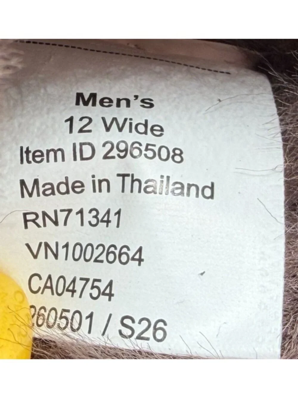 L.L.Bean Men's Wicked Good Slippers Venetian Size 12W Comfort Fur lined Shoe